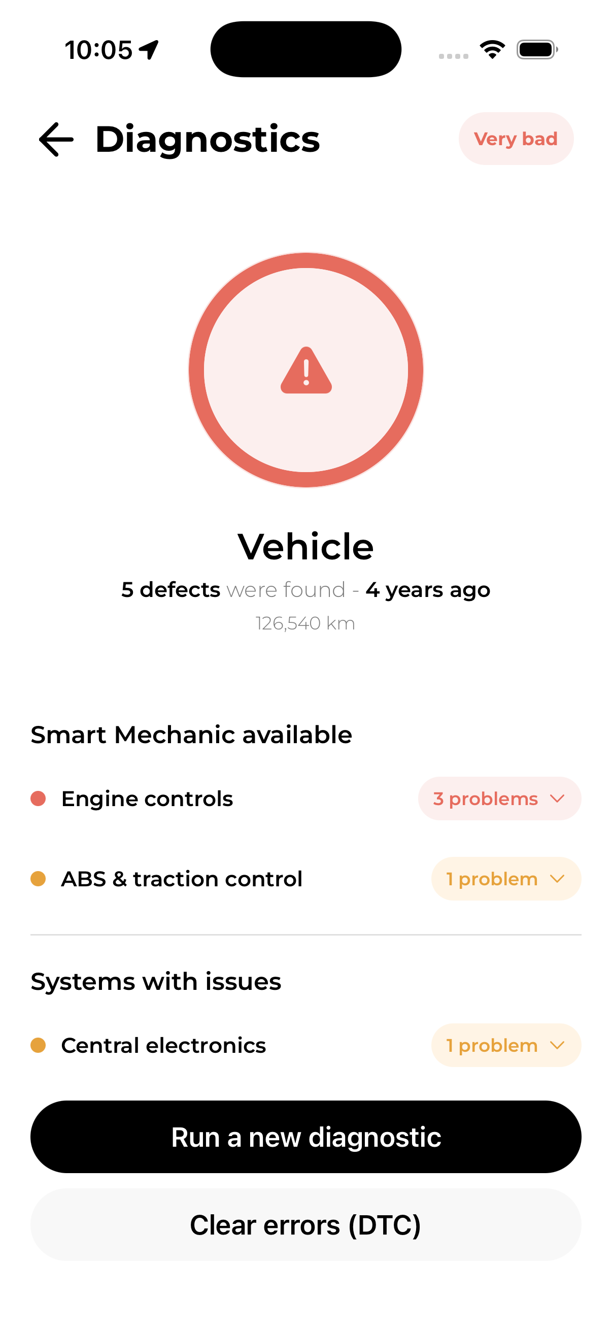 Diagnostic Car AI avec synthèse des défauts et regroupement par système du véhicule
