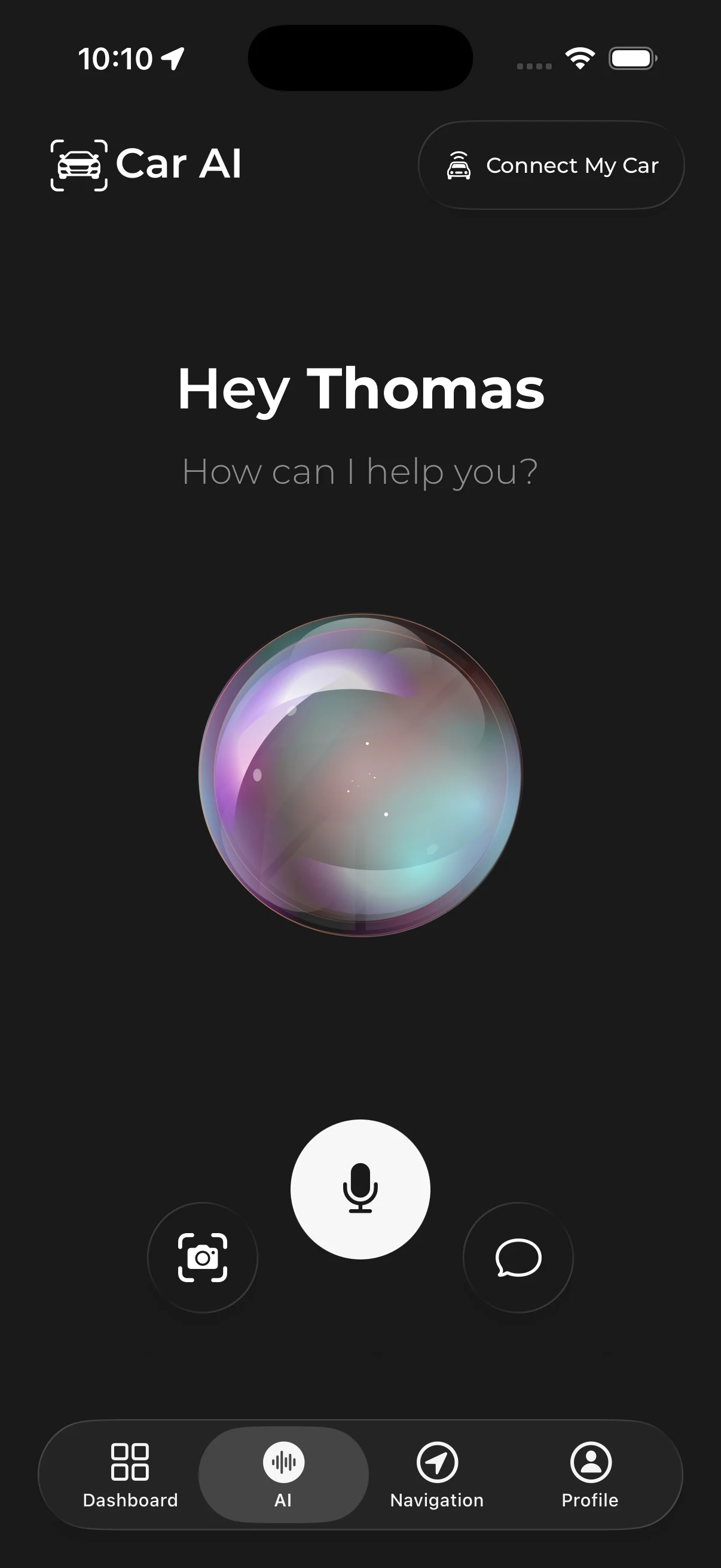 Car AI - assistant automobile accessible par texte ou par voix